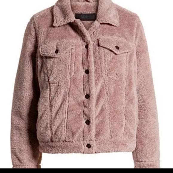 NWT Blank NYC teddy fur Jacket - Picture 3 of 7